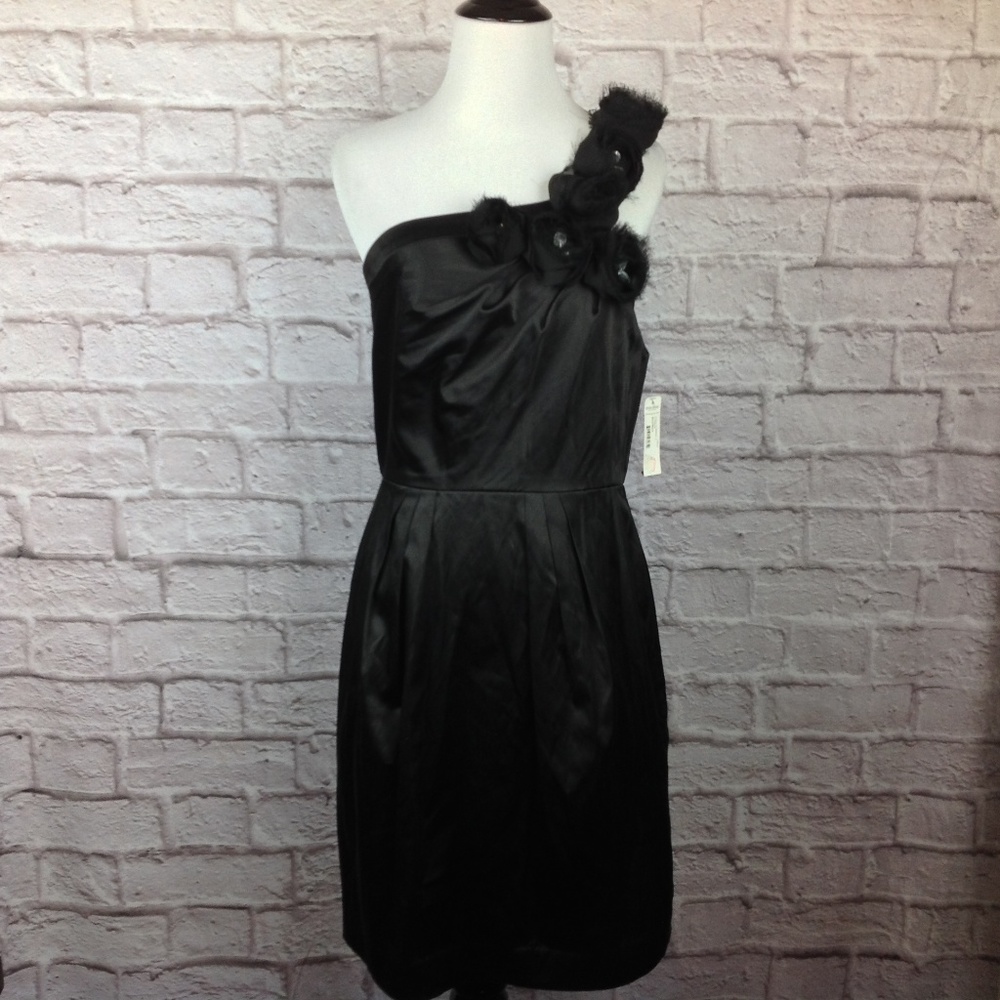 New Bisou Bisou Dress Women 10 Black Sheath - Picture 1 of 8